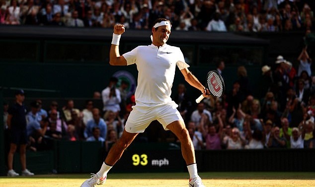 Roger Federer 3-0 Milos Raonic