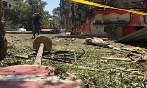 Sứ quán Nga ở Syria trúng đạn pháo