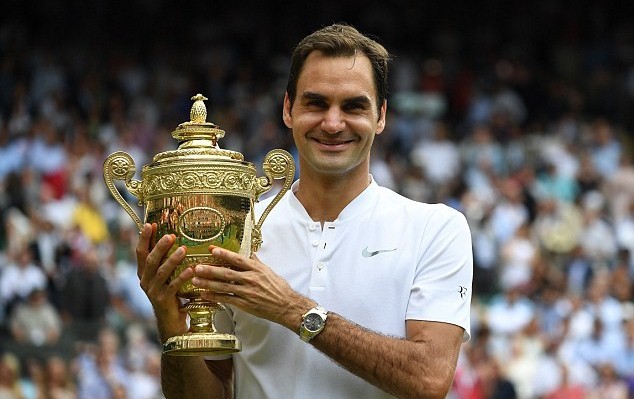 Lập kỷ lục vô địch Wimbledon, Federer lên số 3 thế giới