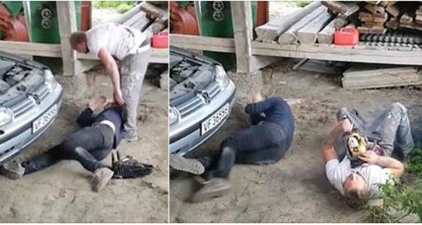 Trò đùa khủng khiếp khiến người xem ngất lịm