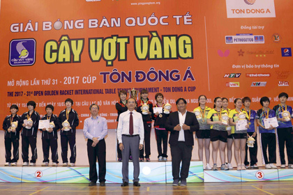 Nguyễn Đức Tuân đoạt HCĐ giải Cây vợt vàng 2017