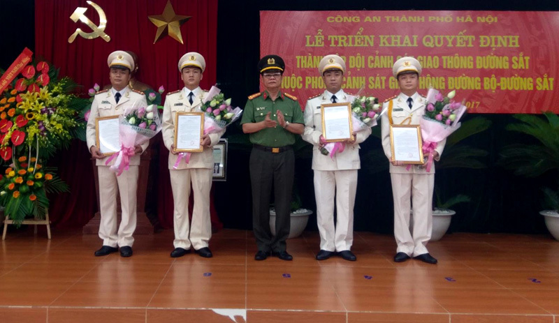 Hà Nội thành lập đội CSGT đường sắt