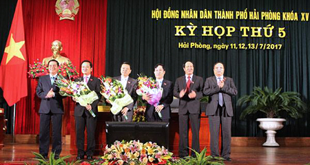 Thủ tướng phê chuẩn 2 Phó chủ tịch Hải Phòng