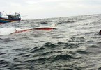 Tàu cá Bình Thuận chìm, 2 thuyền viên mất tích