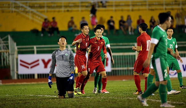 Thắng hủy diệt Macau, U22 Việt Nam chờ quyết đấu Hàn Quốc