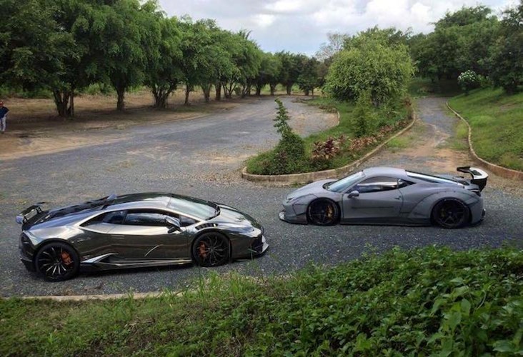 Bộ đôi siêu xe Ferrari và Lamborghini chục tỷ, 'khủng' nhất Việt Nam