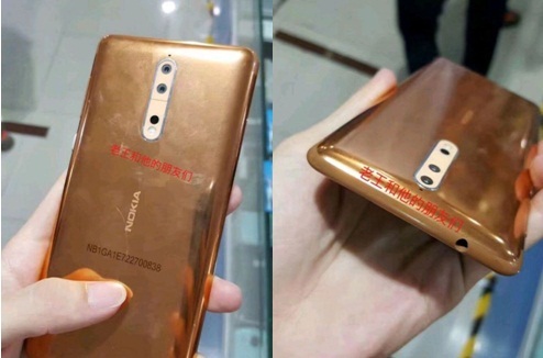 Chiêm ngưỡng phiên bản vàng đồng bóng bẩy của Nokia 8