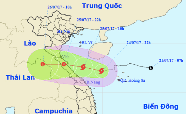 Tin mới nhất về bão số 4