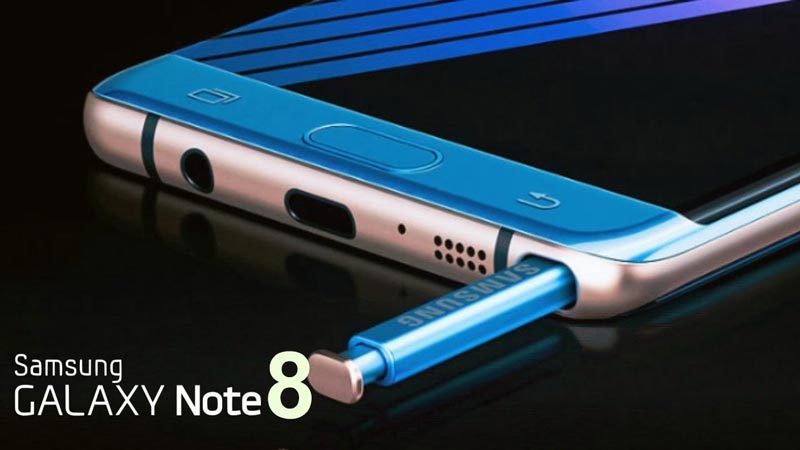 Kết quả hình ảnh cho samsung note 8 màu xanh đậm