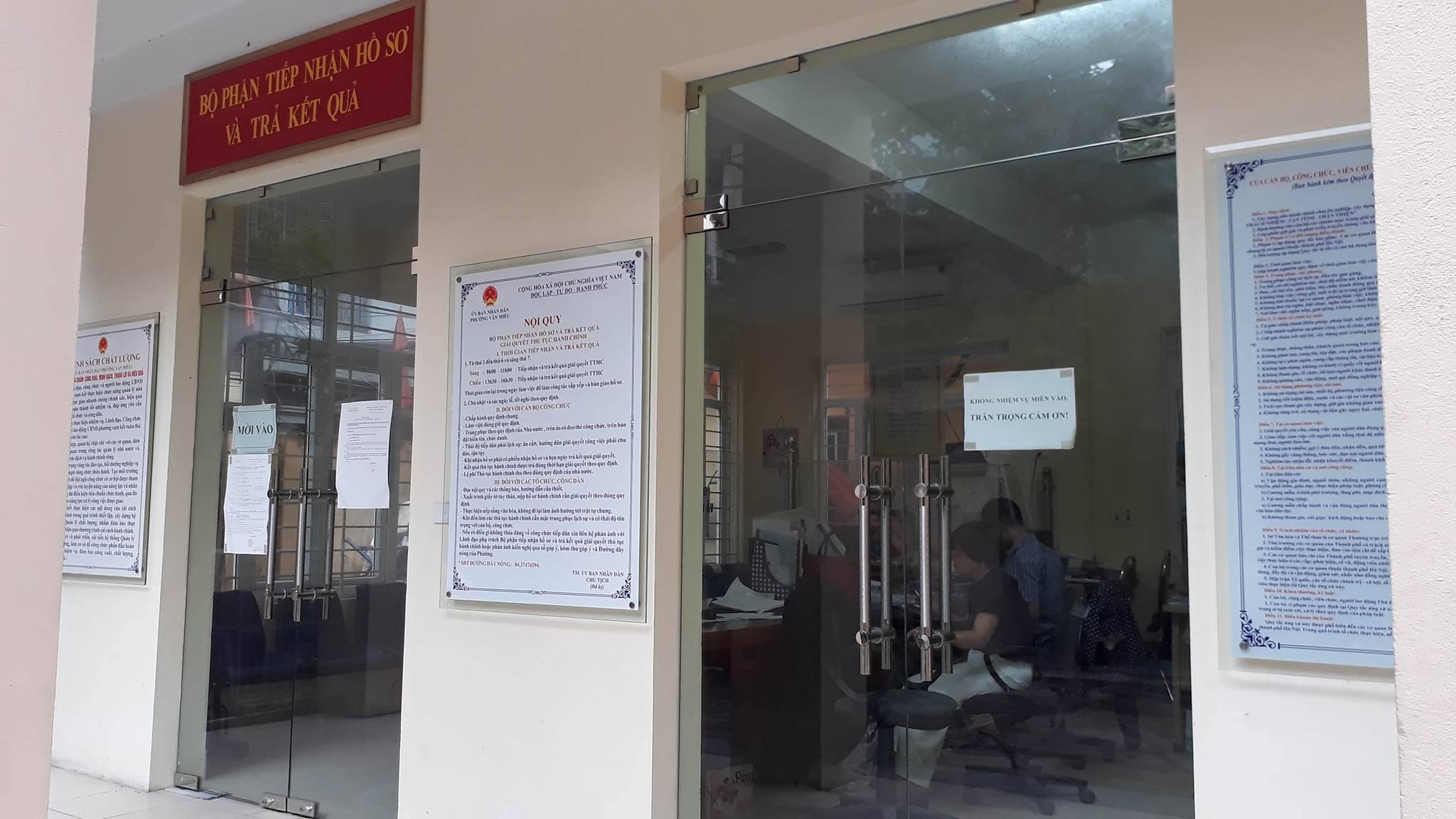 Điều chuyển cán bộ phường Văn Miếu làm khó dân khi cấp chứng tử