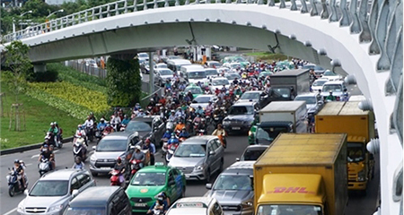 Cửa ngõ Tân Sơn Nhất lại rối loạn vì sự cố giao thông