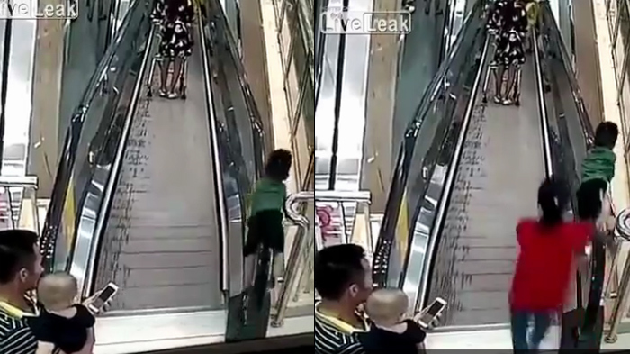 Bố cắm mặt vào điện thoại, con suýt gặp tai nạn khủng khiếp