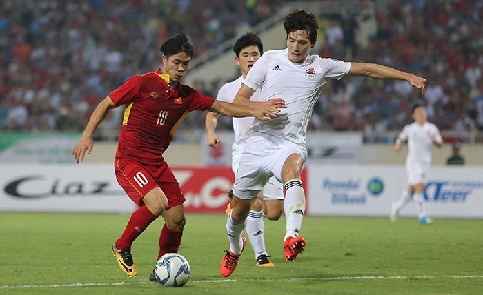 U22 Việt Nam 0-0 ngôi sao K-League phút 38