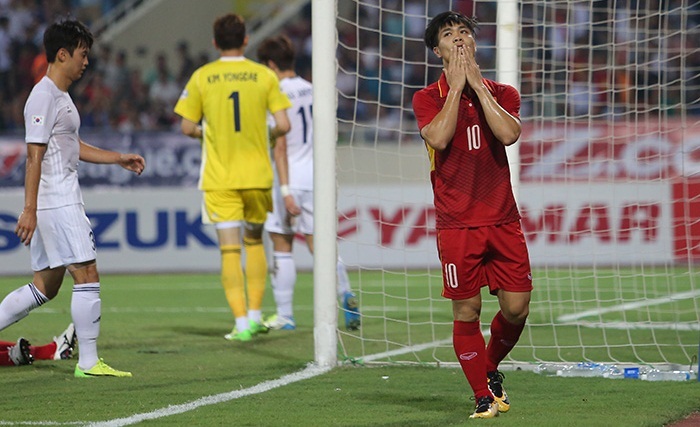 U22 Việt Nam 0-0 ngôi sao K-League phút 52 Công Phượng