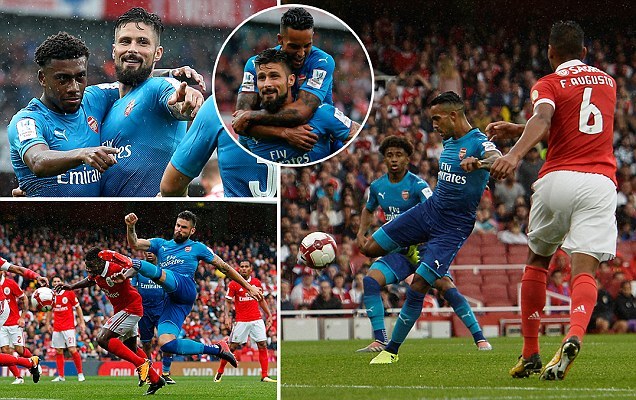 Walcott và Giroud 