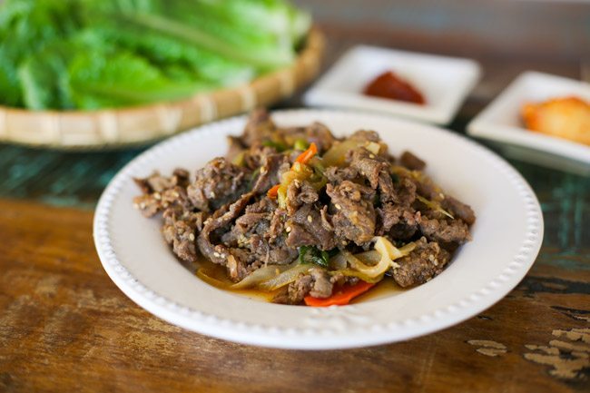 Thịt bò xào kiểu Hàn cực tốn cơm
