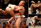 Xem trẻ em Nhật đấu võ sumo rèn tính can đảm
