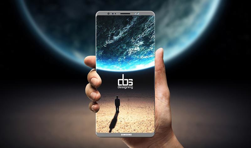 Galaxy Note 8 chưa ra, hình mô phỏng Galaxy Note 9 đã hiện diện trên mạng