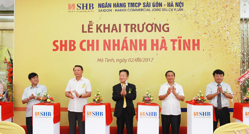 SHB khai trương chi nhánh mới ở Hà Tĩnh