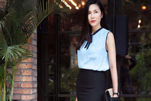 Học cách phối thời trang công sở đẹp như Tăng Thanh Hà