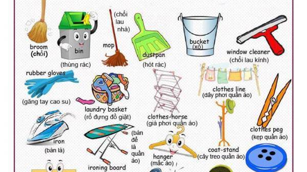 Từ vựng tiếng Anh về vật dụng trong gia đình