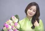 Kim Tae Hee lần đầu diện áo dài Việt khi mang bầu 5 tháng