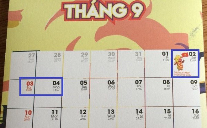 Quốc khánh 2/9: Người lao động được nghỉ 3 ngày