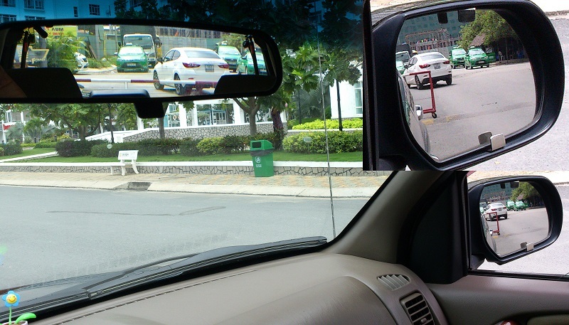 Cách chỉnh gương để 'thoát' điểm mù khi lái xe ô tô
