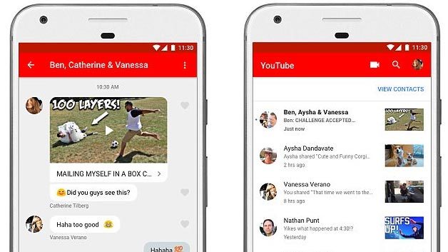 Ứng dụng YouTube trên mobile có thêm tính năng chat