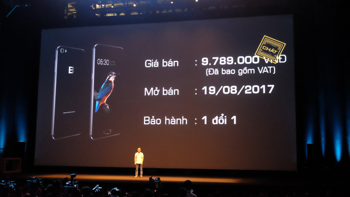 Cấu hình chi tiết, ngày bán, giá bán BPhone 2 hay BPhone 2017