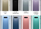 Xuất hiện hàng loạt màu mới đẹp như mơ của Galaxy Note 8