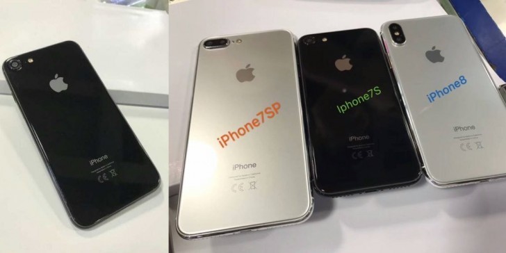 iPhone 8 xuất hiện kế bên iPhone 7s và iPhone 7s Plus