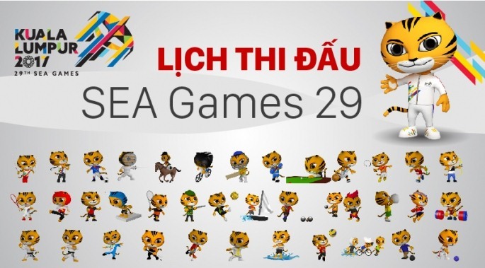 Xem trực tiếp các môn tại SEA Games 29 ở đâu?