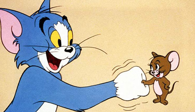 Khi Jerry hợp tác cùng mèo Tom