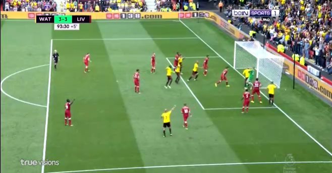 Watford 3-3 Liverpool