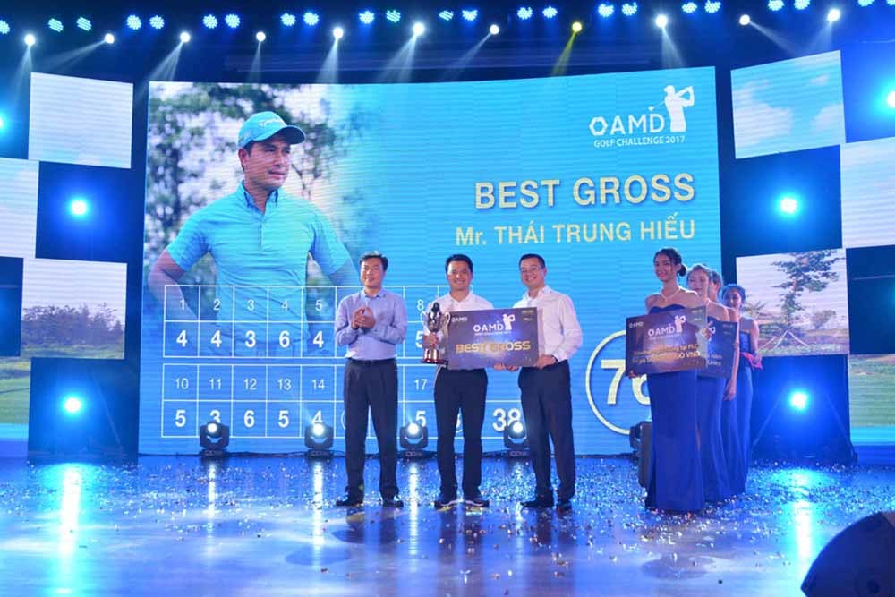 AMD Golf Challenge 2017: Đả bại HLV trưởng quốc gia, Thái Trung Hiếu vô địch