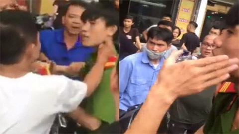 Danh tính nam thanh niên mặc quần áo công an bị dân tát giữa phố