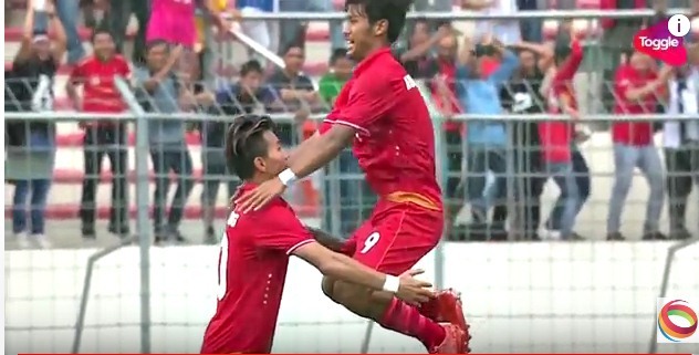 U22 Myanmar thắng dễ Singapore trận ra quân SEA Games 29