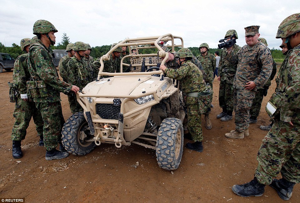 Mỹ Nhật tập trận