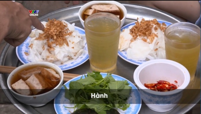 Vừa ăn bánh cuốn vừa học tiếng Anh