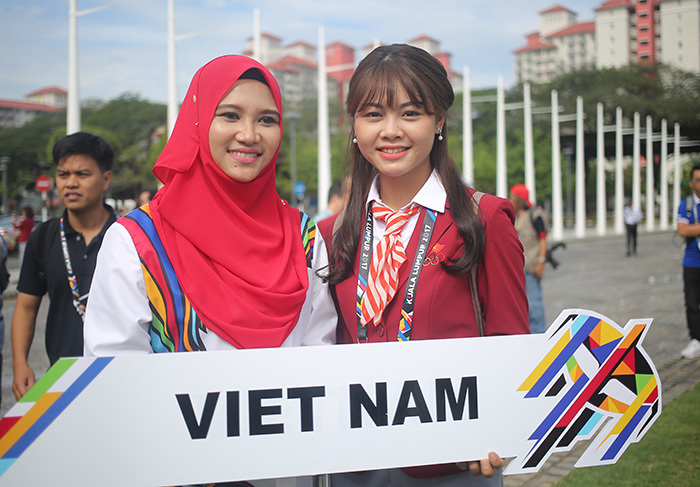 Nữ MC gây sốt ở đoàn TTVN tại SEA Games 29
