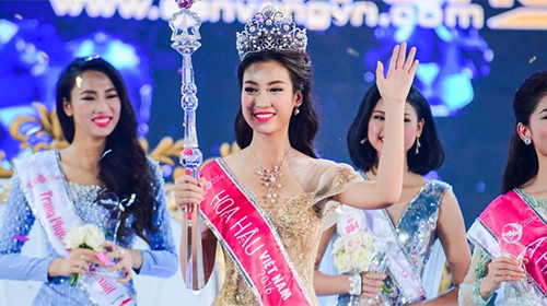 Mỹ Linh đăng quang Hoa hậu Việt Nam 2016