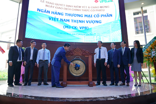 1,33 tỷ cổ phiếu VPB chính thức niêm yết tại HOSE