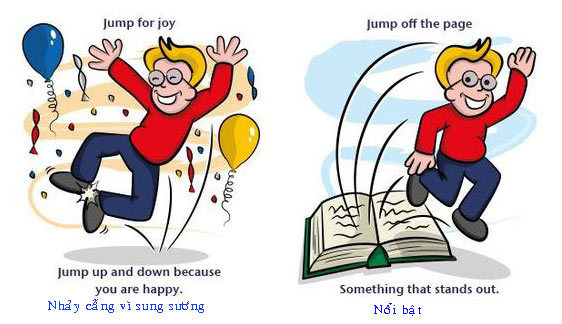 8 cách biến hóa của động từ 'jump'