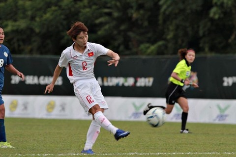 Video bàn thắng nữ Việt Nam 3-0 nữ Philippines