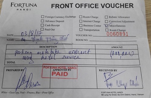 Gửi xe máy khách sạn 1 triệu/đêm, nhiều ô tô bị phạt tới 4 triệu