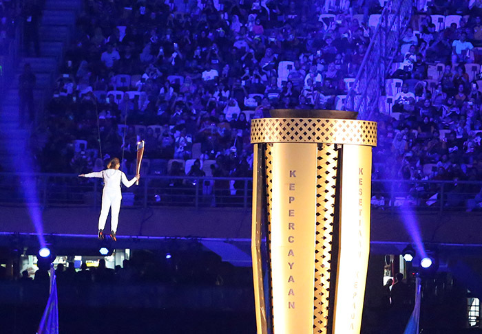 Màn châm đuốc có một không hai tại lễ khai mạc SEA Games 29