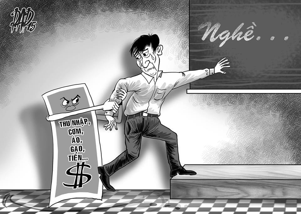 Nói giáo viên lương thấp là