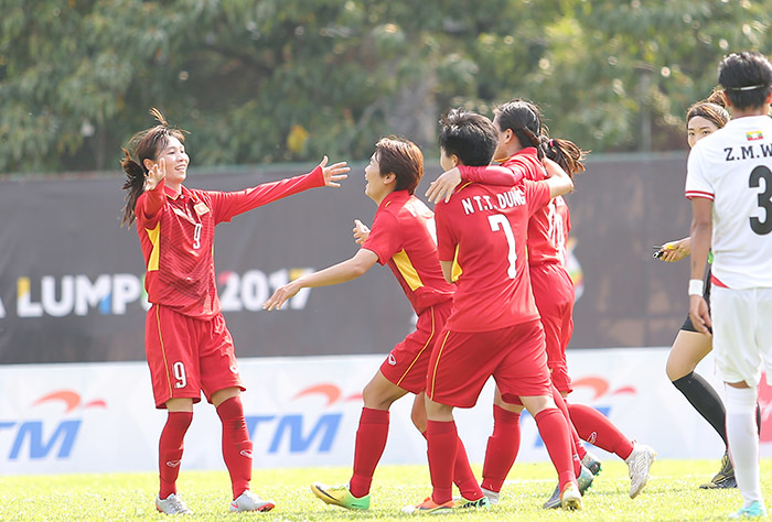 Nữ Việt Nam 3-1 Myanmar