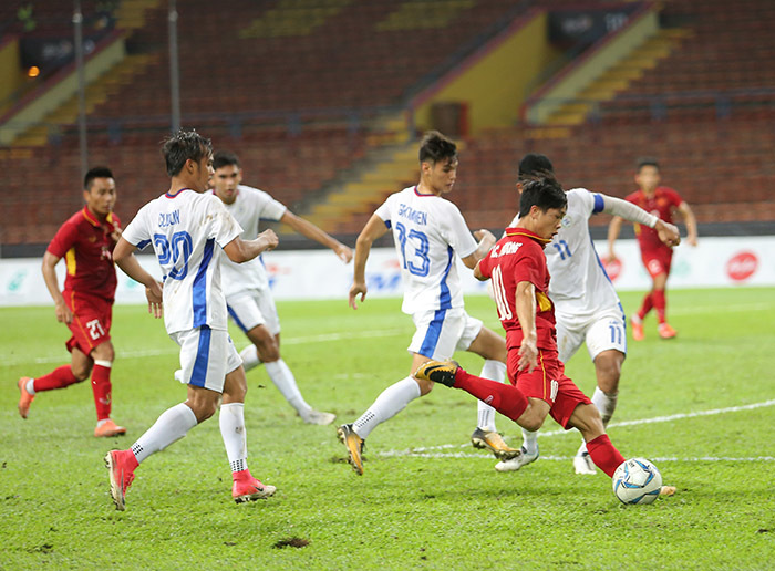Chiêm ngưỡng siêu phẩm của Công Phượng vào lưới U22 Philippines